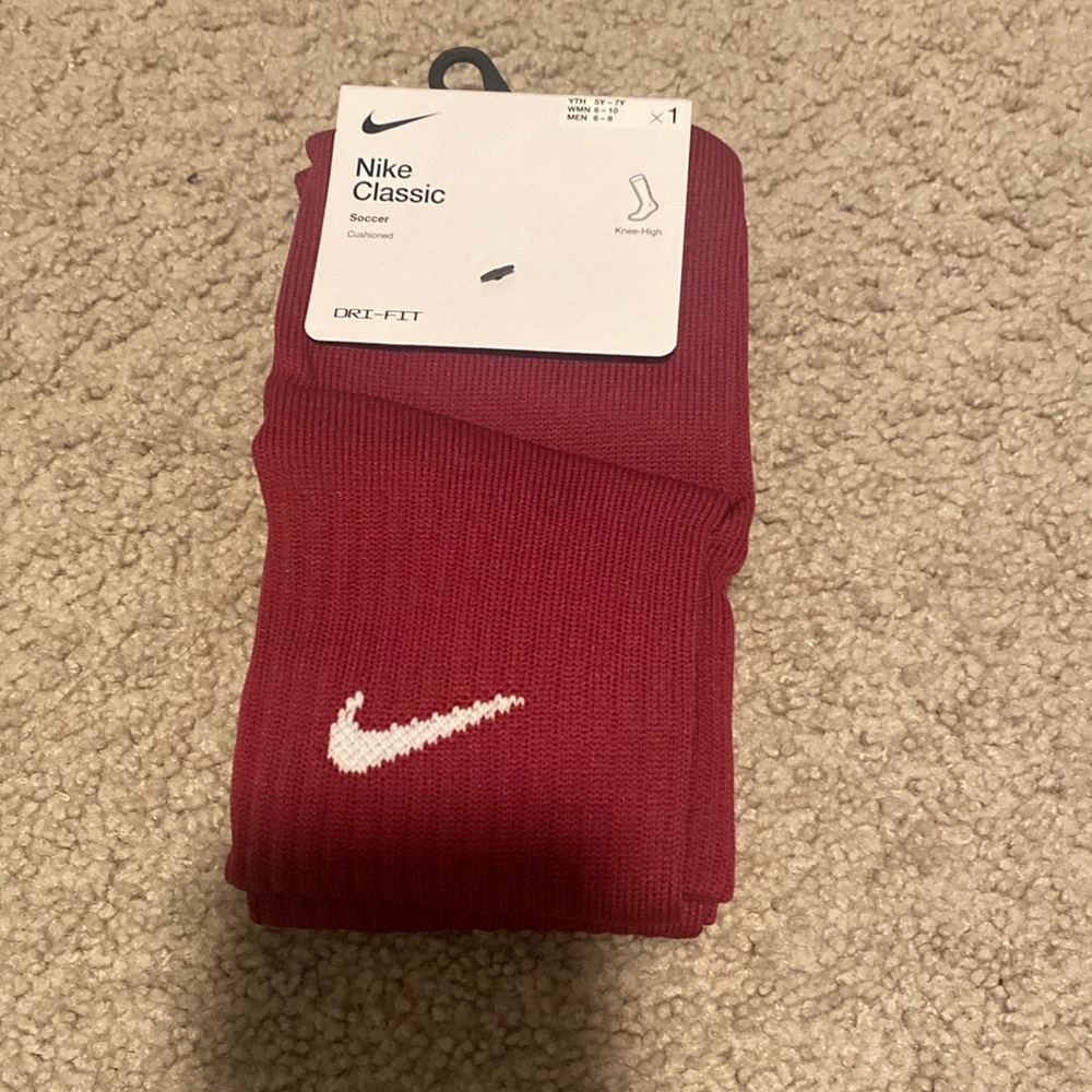 Nike Red Soccer Socks